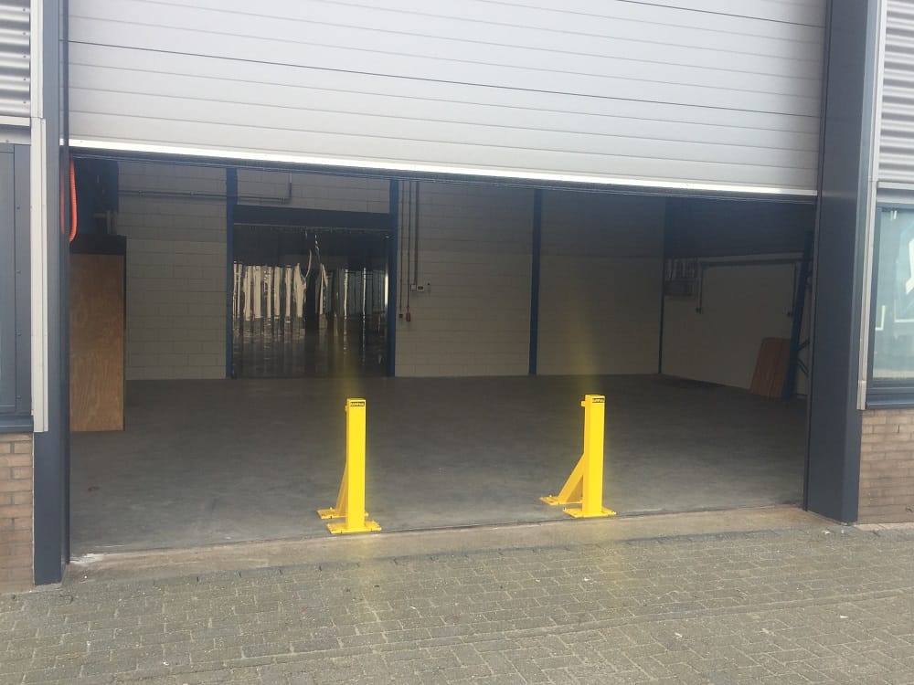 Antirampalen achter roldeur